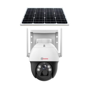 Trueview Wireless 4G Cellular Sim 4Mp Solar Powered CCTV Security Camera with 1080p Solar Panel | Surveillance for Agriculture | Remote Area | Construction Site | Garden (4MP Solar Mini PTZ)