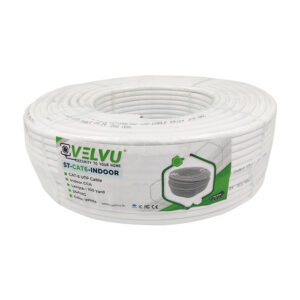 Velvu Indoor CAT-6 CCA Cable ST-CAT6-INDOOR-CCA (Length: 100 yd) (MOQ: 1 pcs)